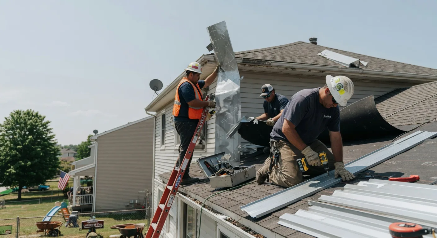 Storm Damage Metal Roof Repair in Jefferson City, MT